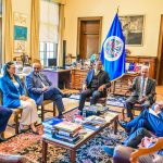 Presidente Senado se reúne en OEA con Luis Almagro para “Parlamentos y Prosperidad para las Américas”